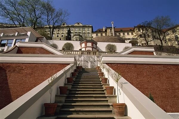 Ledeburska Garden, Palace Gardens, Prague Castle, Prague, Czech Republic, Europe