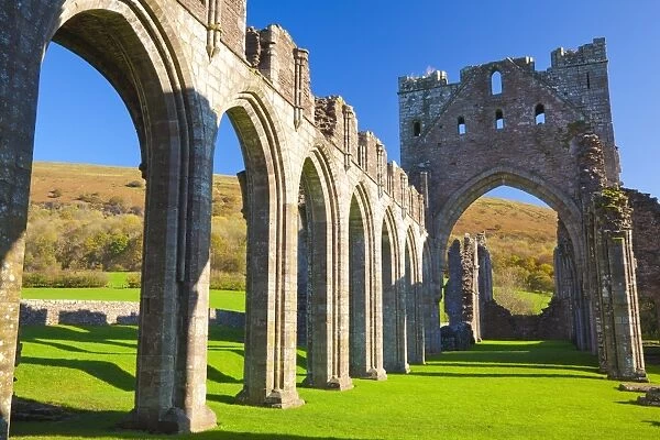 Llanthony Priory, Brecon Beacons, Wales, United Kingdom, Europe