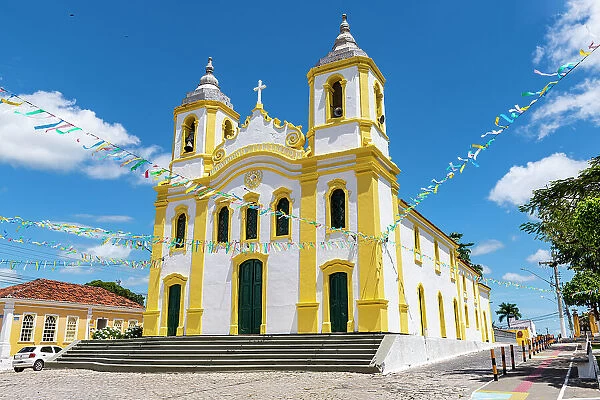 Matriz Sagrado Coracao de Jesus church, Laranjeiras, Sergipe, Brazil, South America