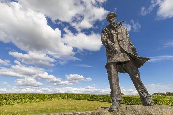 Memorial statue of David Stirling, founder of the Special Air Squadron (SAS), Doune