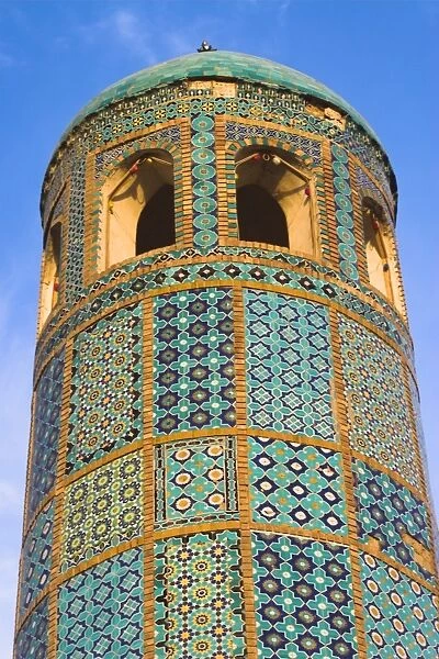 Minaret, Shrine of Hazrat Ali, who was assassinated in 661, Mazar-I-Sharif