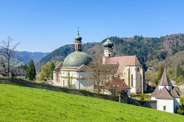 Monastery of Saint Trudpert (Kloster Sankt Trudpert) in spring