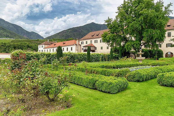 Neustift Convent garden, Brixen, South Tyrol, Italy, Europe
