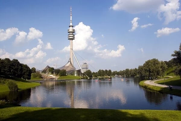 Olympiapark (Olympic Park) and the Olympiaturm (Olympic Tower)