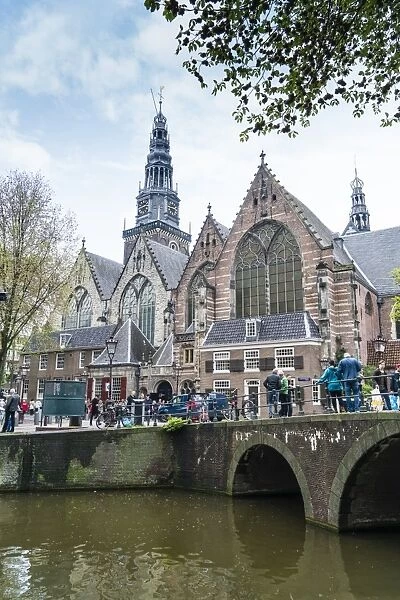 Oude Kerk, 13th century church and the oldest in Amsterdam, Netherlands, Europe