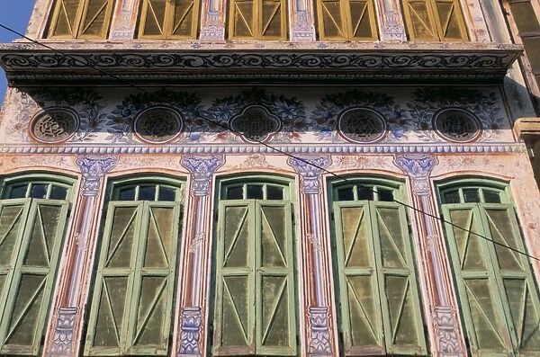 Detail of painted building