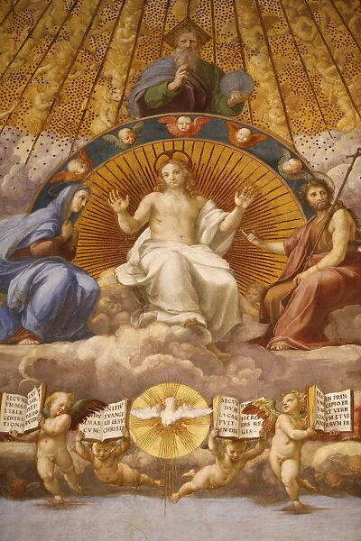 Painting of the Disputation over the Most Holy Sacrament, 1509-1510