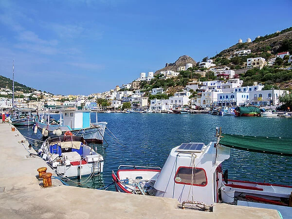 Pandeli Fishing Port, Leros Island, Dodecanese, Greek Islands, Greece, Europe