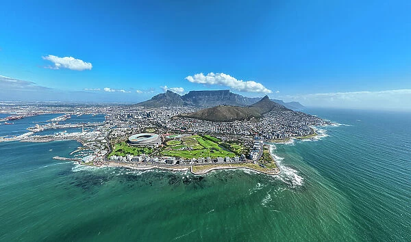 Panorama of Cape Town, South Africa, Africa