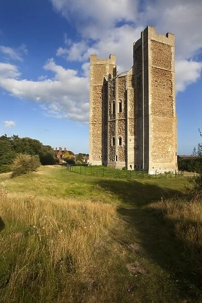 The remarkably intact Keep at Orford Castle, Orford, Suffolk, England, United Kingdom, Europe