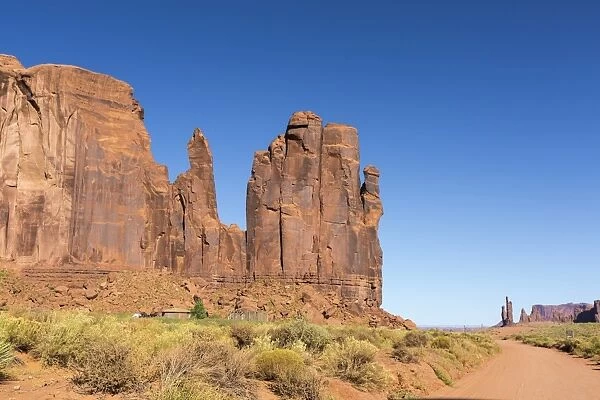 Rock formations, Monument Valley, Navajo Tribal Park, Arizona, United States of America