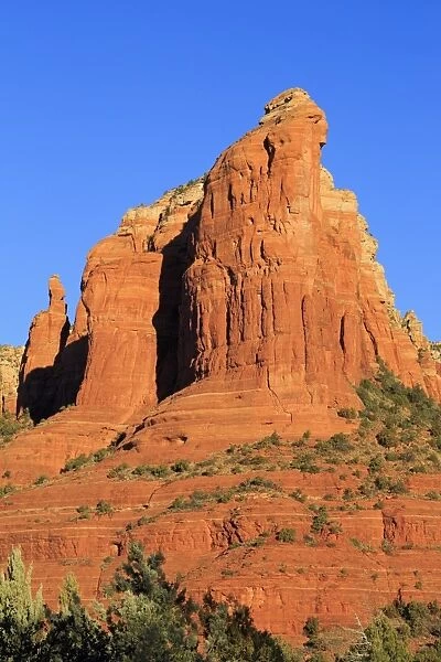 Rock formations in Oak Creek Village, Sedona, Arizona, United States of America, North America