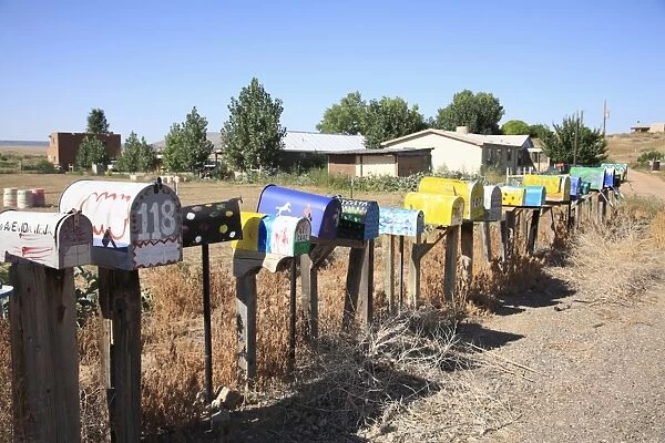 Rural Mailboxes, Galisteo, New Mexico, United States of America, North America
