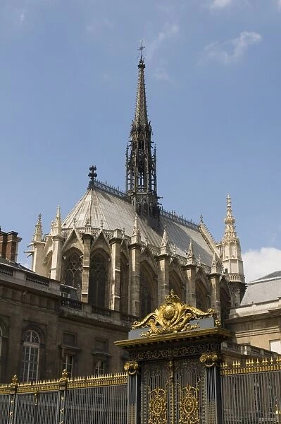 Sainte-Chapelle, Ile de la Cite, Paris, France, Europe