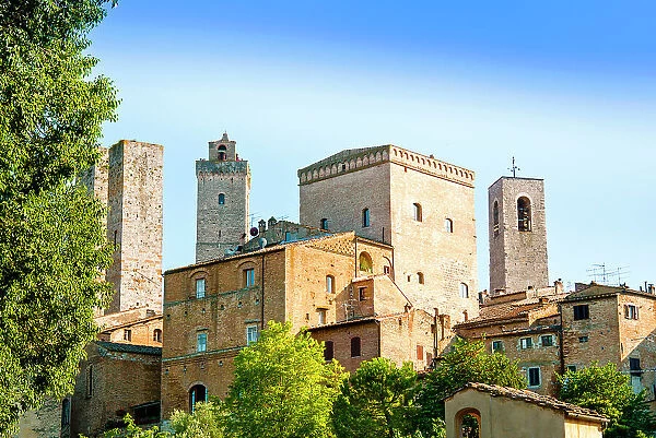 San Gimignano, Siena Province, Tuscany, Italy, Europe