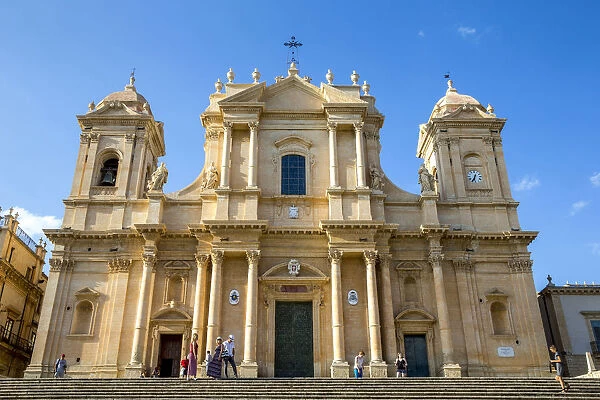 San Nicolo (Nicolas) Basilica-Cathedral, Noto, UNESCO World Heritage Site, Sicily, Italy
