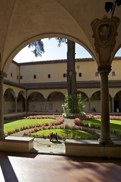 The Sant Antonino Cloister, by Michelozzo, Convent of San Marco, Florence