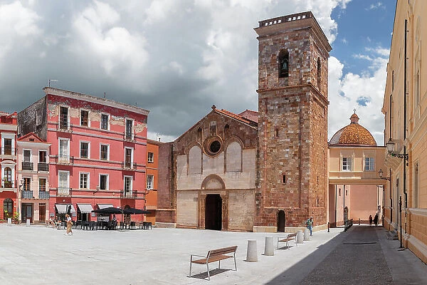 Santa Chiara d'Assisi Cathedral, Iglesias, Sardinia, Italy, Mediterranean, Europe