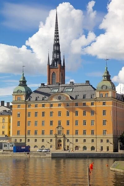 Spire of Riddarholmskyrkan (Riddarholmen Church), Riddarholmen, Stockholm, Sweden, Scandinavia, Europe