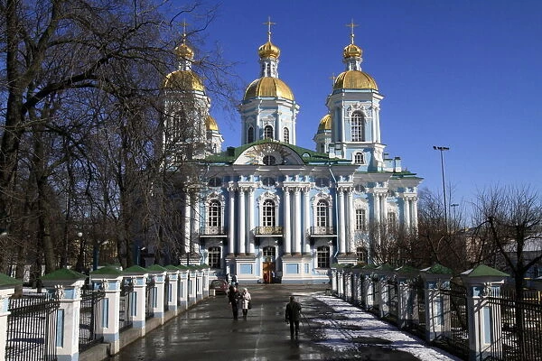 St. Nicholas Naval Cathedral, St. Petersburg, Russia, Europe