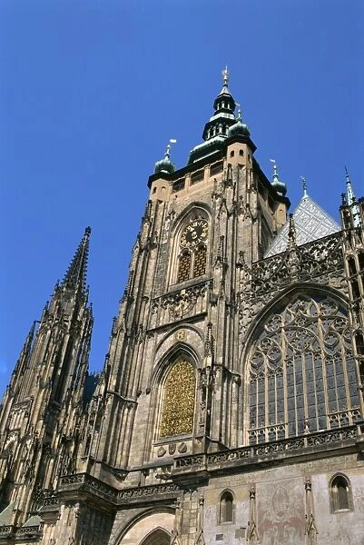 St. Vitus Cathedral, Prague Castle, Prague, Czech Republic, Europe