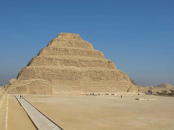 Step Pyramid of Djoser, dating from circa 2700 BC, part of the Memphite Necropolis, UNESCO World Heritage Site, Egypt, North Africa Africa