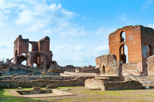 Terme, Baths, Roman Villa of Quintilii, Appian Way, Rome, Latium (Lazio), Italy, Europe