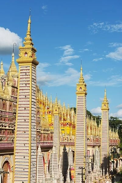 Thanboddhay Paya temple, Monywa, Myanmar (Burma), Asia
