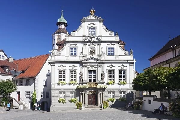Town Hall, Market Square, Wangen, Upper Swabia, Baden Wurttemberg, Germany, Europe