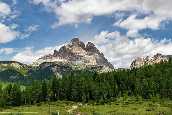 Tre Cime di Lavaredo, Belluno Dolomites, Auronzo di Cadore, Belluno District, Veneto, Italy, Europe