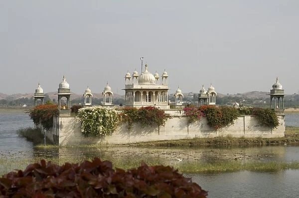View of Pavilion in lake