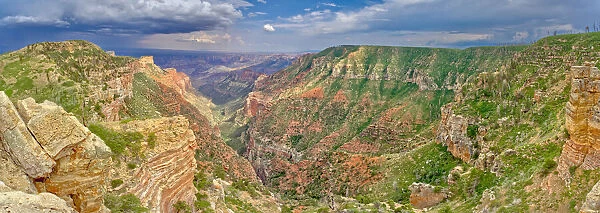 View from the Saddle Mountain Overlook on the northeast edge of Grand Canyon North Rim