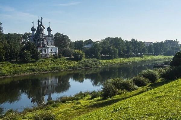 Vologda River in Vologda, Russia, Europe