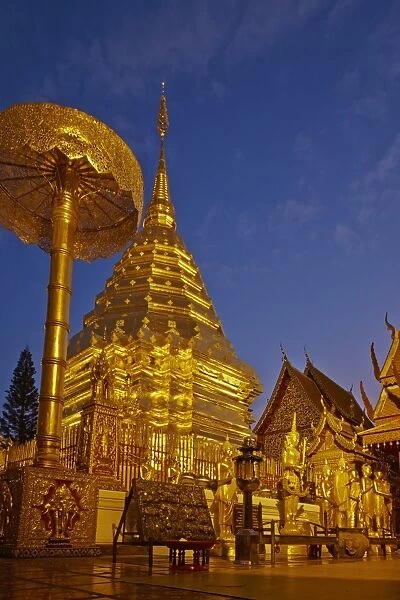 Wat Phra That Doi Suthep, Chiang Mai, Thailand, Southeast Asia, Asia