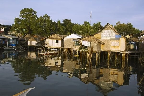 Waterfront stilt houses