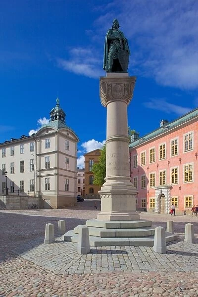 Wrangelska Bracken and Monument, Riddarholmen, Stockholm, Sweden, Scandinavia, Europe