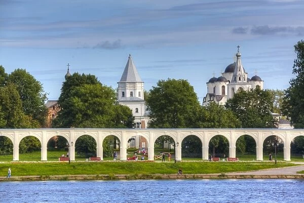 Yaroslavs Court, UNESCO World Heritage Site, Veliky Novgorod, Novgorod Oblast, Russia