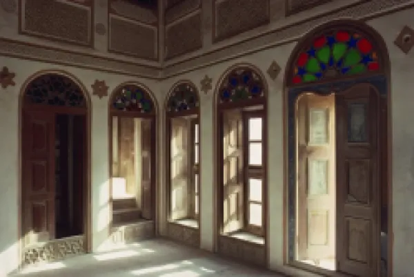 Buy Interior of the restored house of Shaikh Isa, in the small village of Al Jasra, Manama, Bahrain, Middle