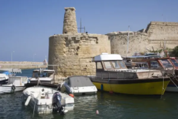 Buy Now Fort and Harbour, Kyrenia, North Cyprus, Mediterranean, Europe