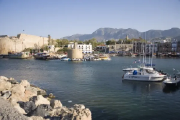 Buy Now Fort and Harbour, Kyrenia, North Cyprus, Mediterranean, Europe