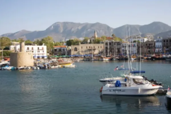 Buy Now Fort and Harbour, Kyrenia, North Cyprus, Mediterranean, Europe