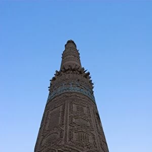 The 65 metre tall 12th century Minaret of Jam at dawn, UNESCO World Heritage Site