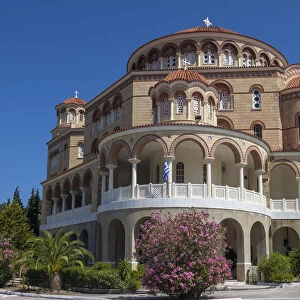 Aghios Nektarios Monastery, Aegina, Saronic Islands, Greek Islands, Greece, Europe