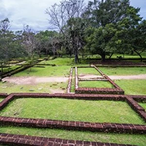 Audience Hall ruins at Parakramabahus Royal Palace, Polonnaruwa, UNESCO World Heritage Site, Sri Lanka, Asia