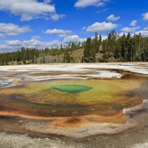 Beauty Pool, Upper Geyser Basin, Yellowstone National Park, UNESCO World Heritage Site, Wyoming, United States of America, North America