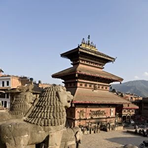 Bhairabnath Mandir, Bhaktapur, UNESCO World Heritage Site, Kathmandu Valley, Nepal, Asia