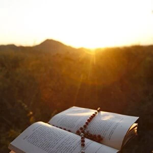 Bible and rosary, Madikwe, South Africa, Africa