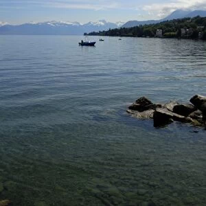 Boats on Lac Leman (Lake Geneva)