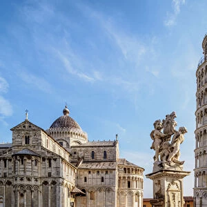 Cathedral and Leaning Tower, Piazza dei Miracoli, UNESCO World Heritage Site, Pisa