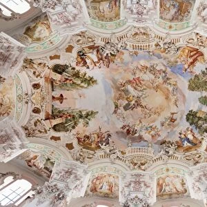 Ceiling frecso, St. Peter and Paul church, Steinhausen, Upper Swabian Baroque Route